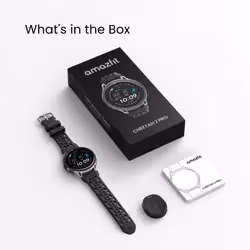 Amazfit Cheetah 2 Pro 3,35 cm (1.32") AMOLED 48 mm Digitale 466 x 466 Pixel Touch screen Titanio Wi-Fi - Vista aggiuntiva 2