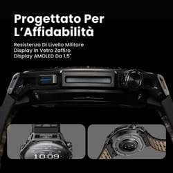 Amazfit Balance 3 3,81 cm (1.5") AMOLED 51 mm Digitale 480 x 480 Pixel Touch screen Acciaio inox Wi-Fi GPS (satellitare)