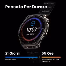 Amazfit Balance 3 3,81 cm (1.5") AMOLED 51 mm Digitale 480 x 480 Pixel Touch screen Acciaio inox Wi-Fi GPS (satellitare) - Vista aggiuntiva 2