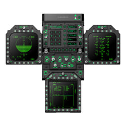 Moza Racing FMP18 Panel Bundle Flight panel set