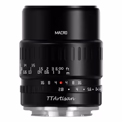 TTArtisan APS-C 40mm F2.8 MACRO, Obiettivi macro, 8/7, L mount