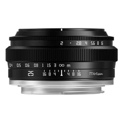 TTArtisan C2520-B-X obiettivo per fotocamera Fotocamera Bridge Nero