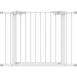 Vounot - Cancelletto di Sicurezza per Cani, Scale, Bianco, 75-108 cm