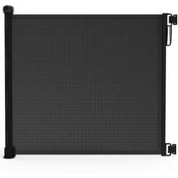 Vounot - Cancelletto per Bambini Estensibile, 0-180 cm Cancello Barriera Sicurezza Griglia per Porte, Scale e Corridoi, Nero