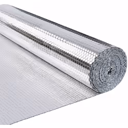VANTAGGI Pellicola alluminata ultra riflettente Isolamento termico efficace a bolle Facile e comodo da usare Uso multiplo DES ...