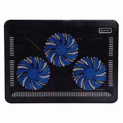 UNYKAch CANDY C300 base di raffreddamento per laptop 39,6 cm (15.6") 1100 Giri/min Nero, Blu - Vista aggiuntiva 4