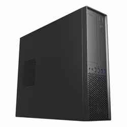 UNYKAch UK 3001 Black, Desktop, PC, Nero, micro ATX, SGCC, Casa/ufficio