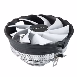 UNYKAch UK532022, Raffreddatore d'aria, 12 cm, 800 Giri/min, 1600 Giri/min, Trasparente, Nero, Grigio