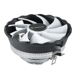UNYKAch UK532022 sistema di raffreddamento per computer Processore Raffreddatore d'aria 12 cm Trasparente, Nero, Grigio 1 pz