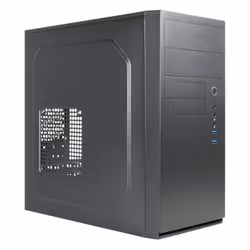 UNYKAch AERO C11, Micro Tower, PC, Nero, micro ATX, ABS, Metallo, SGCC, Casa/ufficio