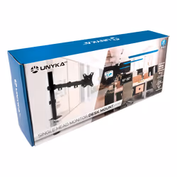 UNYKAch UK1421 32" Scrivania Nero - Vista aggiuntiva 4