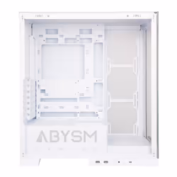 ABYSM Danube Sava H500 White Desktop Trasparente, Bianco - Vista aggiuntiva 4