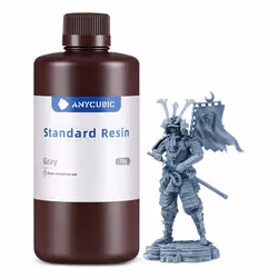Anycubic SPTGY-10 materiale di stampa 3D Fotopolimero, Resina Grigio 1 kg - Vista aggiuntiva 2