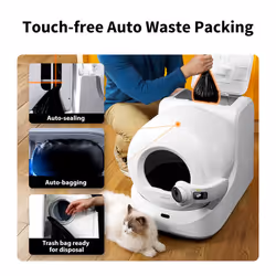 PETKIT P9903 lettiera per cani e gatti Gatto Lettiera autopulente Bianco - Vista aggiuntiva 7
