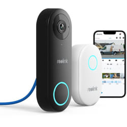 Video Doorbell PoE con suoneria, telecamera da 5MP, diagonale a 180°, audio bidirezionale, rilevamento persone, impermeabile, avvisi - Reolink