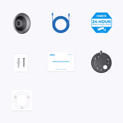 Reolink Fisheye Series P520 Cupola Telecamera di sicurezza IP Interno e esterno 2560 x 2560 Pixel Soffitto/muro - Vista aggiuntiva 3