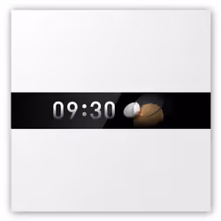 Aqara Display Switch V1, Amazon Alexa / Google Home / Apple HomeKit, Quadrato, Bianco, 5,28 cm (2.08"), Wireless, AC