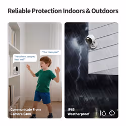 Aqara G100 Cubo Telecamera di sicurezza IP Interno e esterno 2304 x 1296 Pixel Soffitto/muro - Vista aggiuntiva 3