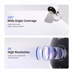 Aqara G100 Cubo Telecamera di sicurezza IP Interno e esterno 2304 x 1296 Pixel Soffitto/muro - Vista aggiuntiva 5