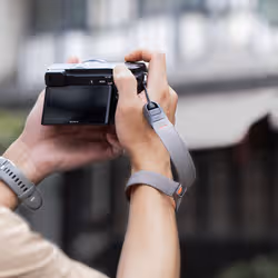 PGYTECH P-CB-297 tracolla Fotocamera Alluminio, Microfibra, Nylon Marrone, Grigio - Vista aggiuntiva 3