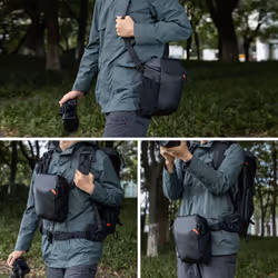 PGYTECH P-CB-257 custodia per fotocamera Borsa con carica dall'alto Nero - Vista aggiuntiva 4