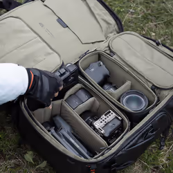 PGYTECH OnePro Flex Sac à dos Noir, Orange - Vista aggiuntiva 5
