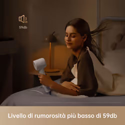 Dreame Hair Dryer Gleam Asciugacapelli ad alta velocità con motore brushless da 110.000 giri/min e 1.600 W, Grigio - Vista aggiuntiva 7