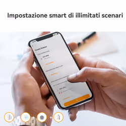 Imou Valvola Termostatica con 6 adattatori di montaggio, con rilevamento finestra aperta, protezione congelamento, programmabile e compatibile con Alexa e Google. - Vista aggiuntiva 4