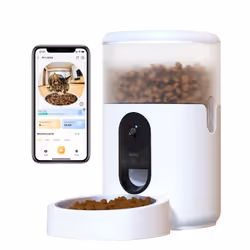 Imou PF1 4L, Alimentatore automatico per animali domestici, Acciaio inox, Bianco, Gatto, 4 L, Wi-Fi 4 (802.11n)