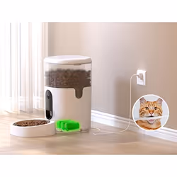 Imou PF1 4L distributore di cibo e acqua per cani e gatti Acciaio inox Bianco Gatto Alimentatore automatico per animali domestici - Vista aggiuntiva 4