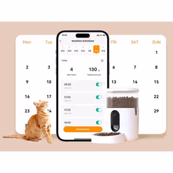 Imou PF1 4L distributore di cibo e acqua per cani e gatti Acciaio inox Bianco Gatto Alimentatore automatico per animali domestici - Vista aggiuntiva 6