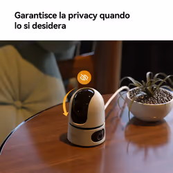 Imou Ranger DUAL 6MP (3MP+3MP) Telecamera WiFi Interno con Doppia Lente, 360°PTZ Telecamera da Interno, Rilevamento Umano, Tracciamento Intelligente, Visione Notturna a Colori, Modalità Privata 2,4ghz - Vista aggiuntiva 4