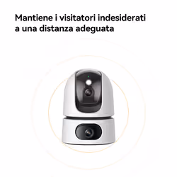Imou Ranger Dual Telecamera da interno 8Mp con doppia ottica. Ottica fissa da 4Mp ed ottica motorizzata da 4Mp. Riconoscimento umano, animale e movimento - Vista aggiuntiva 4