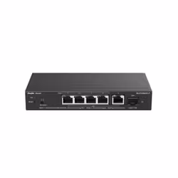 Ruijie Networks RG-ES206MG-P switch di rete Gestito L2 2.5G Ethernet (100/1000/2500) Supporto Power over Ethernet (PoE) Montaggio da desktop/parete Nero - Vista aggiuntiva 3