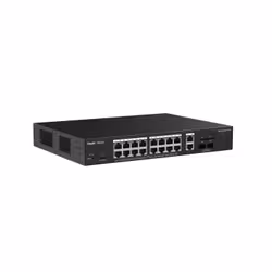Ruijie Networks RG-ES220GS-LP switch di rete Gestito L2 Gigabit Ethernet (10/100/1000) Supporto Power over Ethernet (PoE) Desktop Nero - Vista aggiuntiva 4