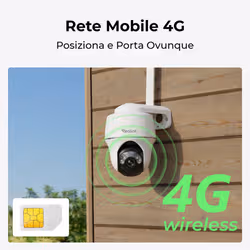 Reolink Telecamera a Batteria 4G LTE Wireless, 2K+ Panoramica e Inclinazione 5MP, Alimentazione Solare Non-Stop, Senza WiFi Go Series G430 con Pannello Solare - Vista aggiuntiva 2