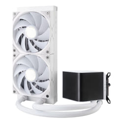 TRYX PANORAMA ARGB 240 Processore Kit di raffreddamento a liquido 12 cm Bianco 1 pz