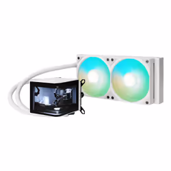 TRYX PANORAMA ARGB 240 Processore Kit di raffreddamento a liquido 12 cm Bianco 1 pz - Vista aggiuntiva 4