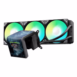 TRYX Panorama SE ARGB 360 Processore Raffreddatore di liquidi tutto in uno 12 cm Nero - Vista aggiuntiva 2