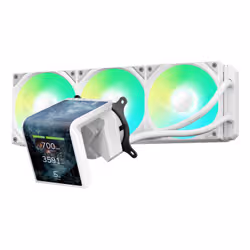 TRYX Panorama SE ARGB 360 Processore Raffreddatore di liquidi tutto in uno 12 cm Bianco 1 pz - Vista aggiuntiva 2