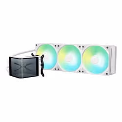 TRYX Panorama SE ARGB 360 Processore Raffreddatore di liquidi tutto in uno 12 cm Bianco 1 pz - Vista aggiuntiva 4