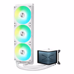 TRYX PANORAMA ARGB 360 Processore Kit di raffreddamento a liquido 12 cm Bianco 1 pz - Vista aggiuntiva 3