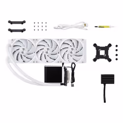 TRYX PANORAMA ARGB 360 Processore Kit di raffreddamento a liquido 12 cm Bianco 1 pz - Vista aggiuntiva 5