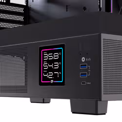 Einarex EXCS-SM-51DR-B computer case Micro Tower Nero - Vista aggiuntiva 6