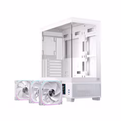 Einarex EXCS-PR-51DR-W computer case Midi Tower Bianco - Vista aggiuntiva 2