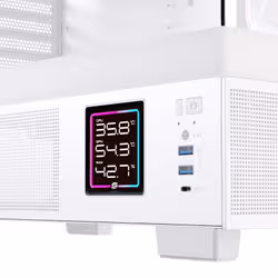 Einarex EXCS-PR-51DR-W computer case Midi Tower Bianco - Vista aggiuntiva 6