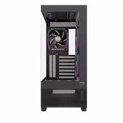 Einarex EXCS-PR-51DR-B computer case Midi Tower Nero - Vista aggiuntiva 4
