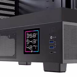 Einarex EXCS-PR-51DR-B computer case Midi Tower Nero - Vista aggiuntiva 6