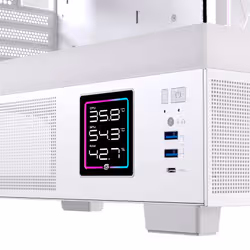 Einarex EXCS-SM-51DR-W computer case Micro Tower Bianco - Vista aggiuntiva 6