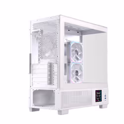 Einarex EXCS-SM-51DR-W computer case Micro Tower Bianco - Vista aggiuntiva 7